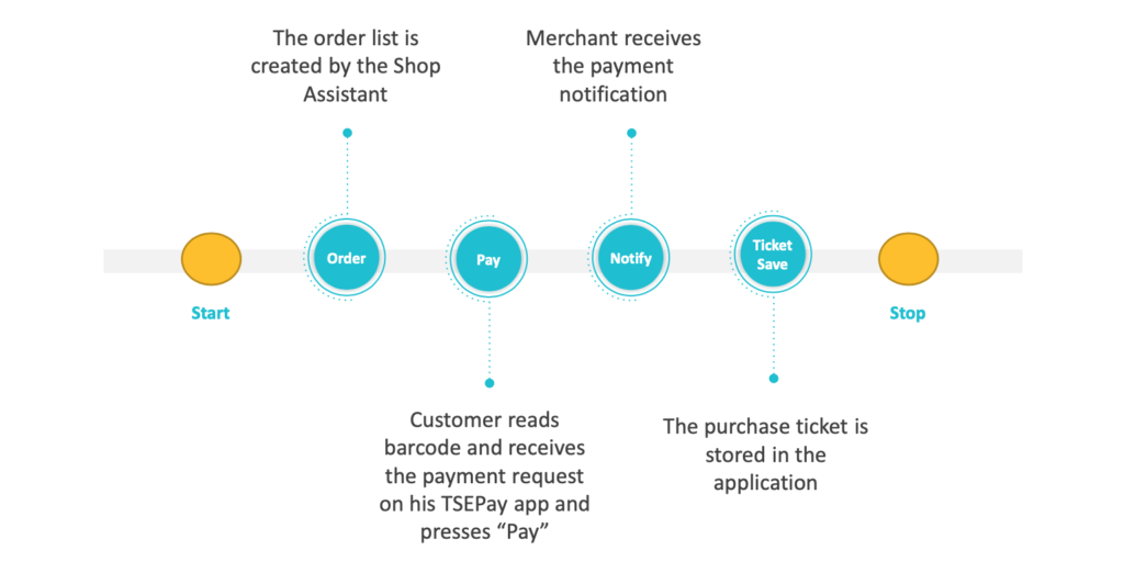 TSEPay-Simple POS-Direct-Service-Mode
